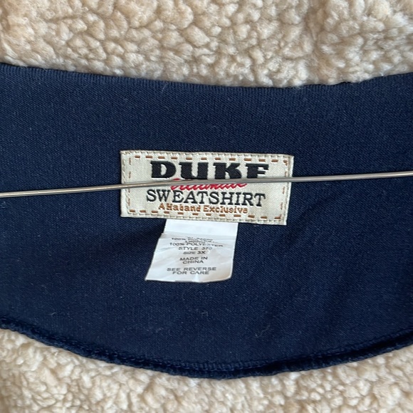 Navy Blue Sherpa-Lined Hoodie - Picture 2 of 6